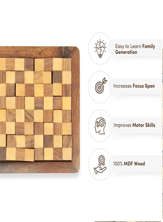 Mittimate Chess Pentomino Puzzle for Kids Age 6 to 10 Year Old I Brain Development Wooden Jigsaw Puzzle Toys & Game for Birthday Gift - Image 3
